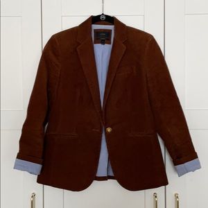 J.Crew Brown Corduroy Campbell Schoolboy Blazer